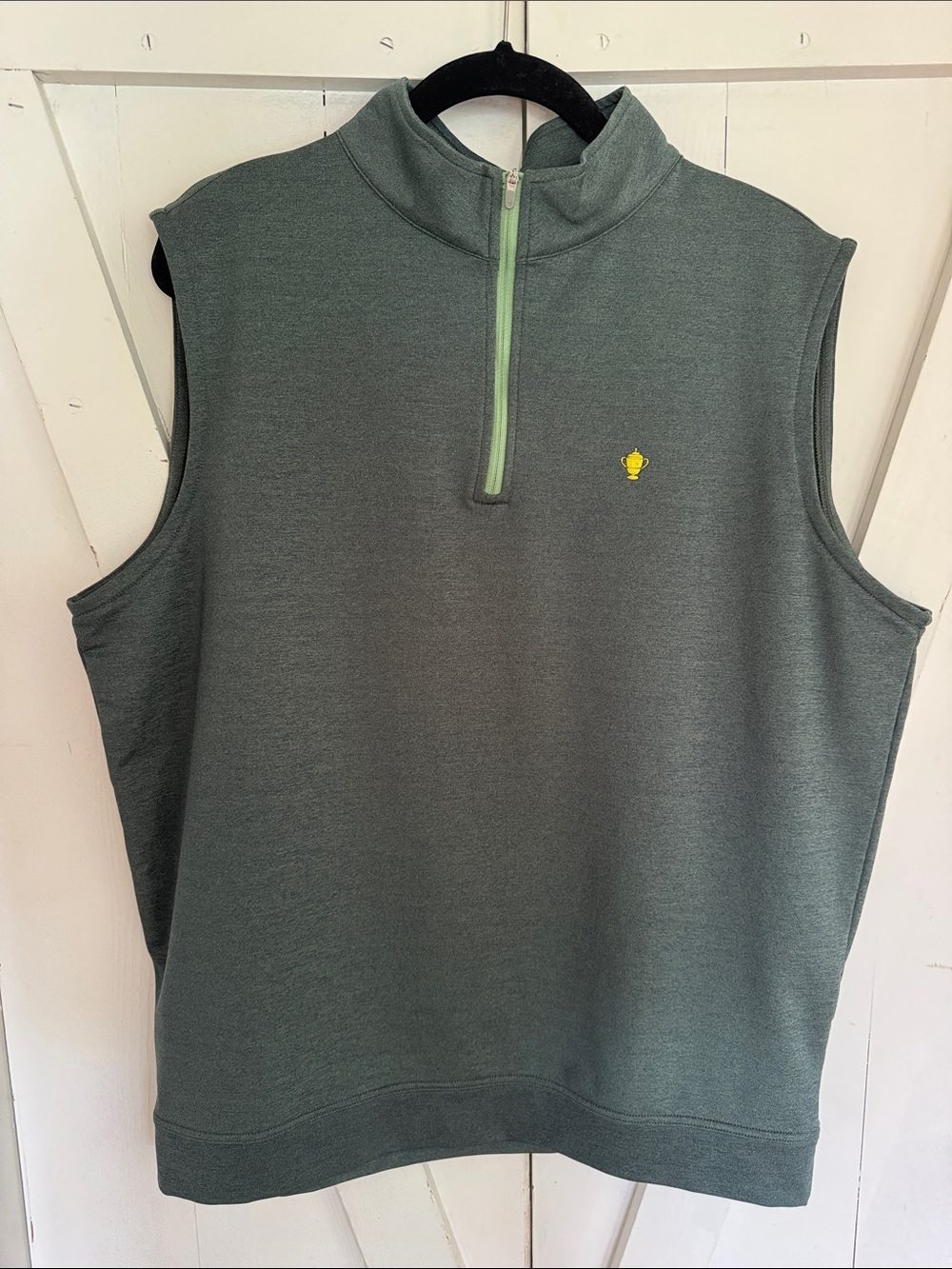 Peter Millar Galway Stretch Loop Terry Quarter-Zip Vest